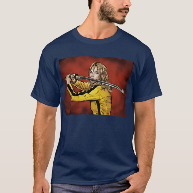 T-shirt Tarantino : Tuez Bill - Beatrix Kiddo La Mariée (Devant)