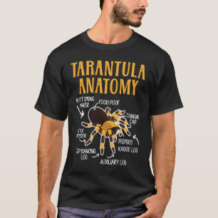 T-shirt Tarantula Anatomie Arachnide Spider Whisperer