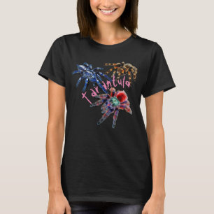 T-shirt Tarantula araignée tarantule bleue/rouge/orange/no