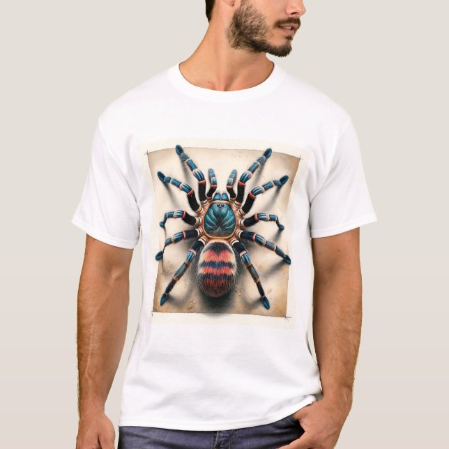 T-shirt Tarantula Hawk Insect 130624IREF115 - Watercolor (Devant)