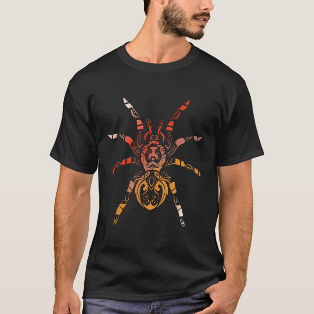 T-shirt Tarantula Mandala Spider (Devant)