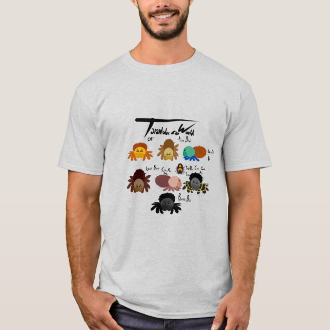T-shirt Tarantulas du monde adorable araignée  (Devant)