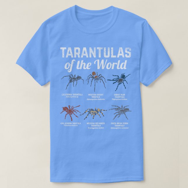 T-shirt Tarantulas du monde Funny Tarantula cadeau du prop (Design devant)
