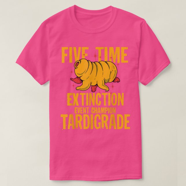 T-shirt Tardigrade Bear Water Funny Ratio extinction (Design devant)