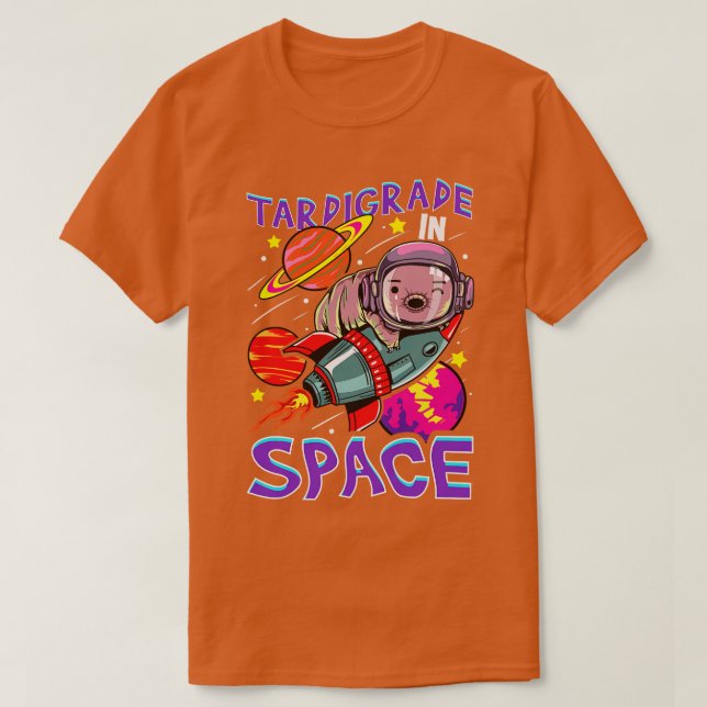 T-shirt Tardigrade dans l'espace Ours d'eau spatiale Espac (Design devant)