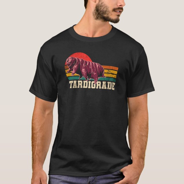 T-shirt Tardigrade Ours d'eau Ourson de mousse Micro Anima (Devant)