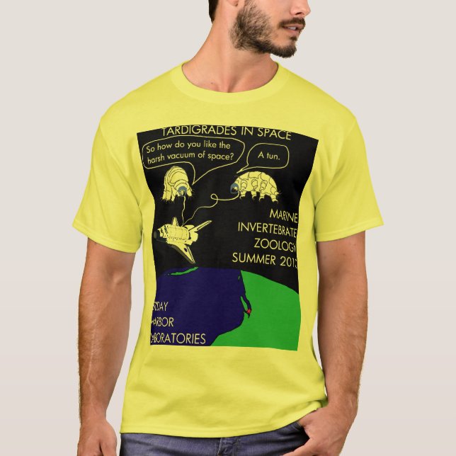 T-shirt Tardigrade pour des couleurs non-foncées (Devant)