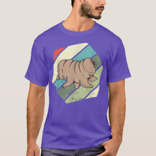 T-shirt Tardigrade Retro Ours d'eau Vintage Microbiologie