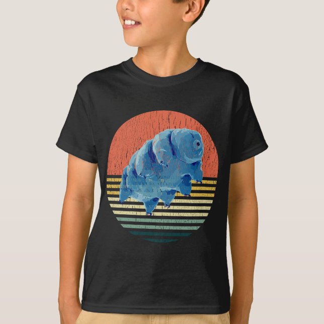 T-shirt Tardigrade T Vintage Rétro Microbiologie Eau cadea (Devant)