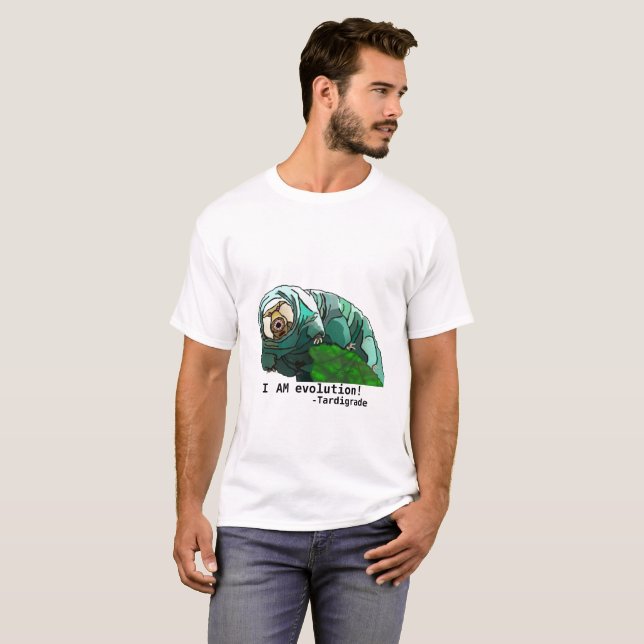 T-shirt Tardigrade (texte noir) (Devant entier)
