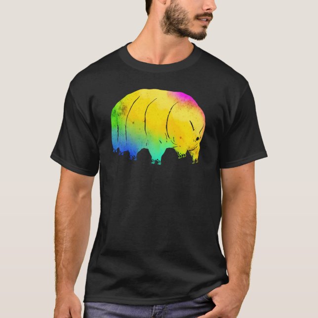 T-shirt Tardigrade Water Bear Moss Piglet Micro Animal Col (Devant)