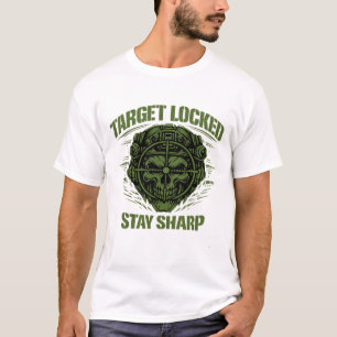 T-shirt Target Locked Tactical Skull