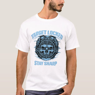 T-shirt Target Locked Tactical Skull