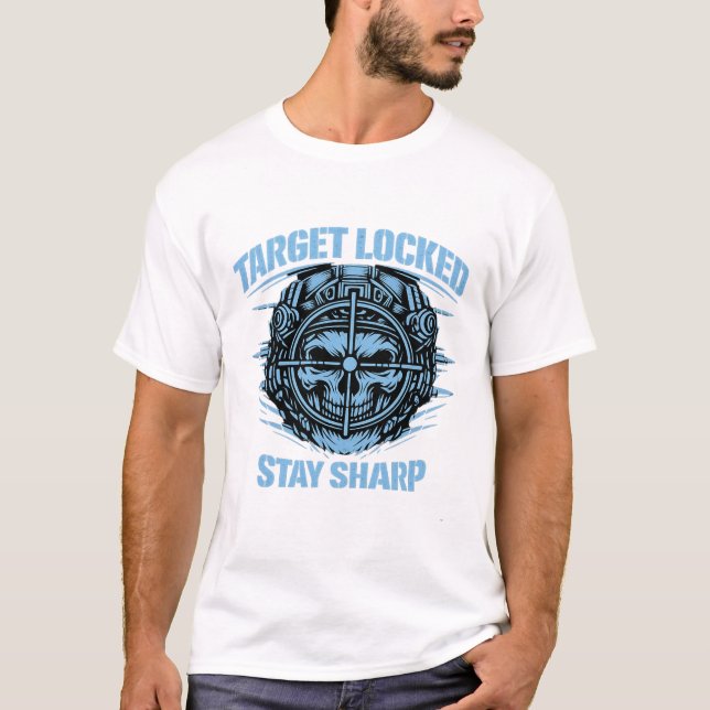 T-shirt Target Locked Tactical Skull (Devant)