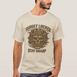 T-shirt Target Locked Tactical Skull