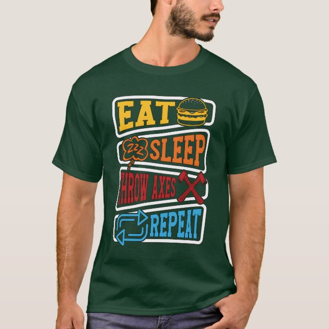 T-shirt Target Sports Eat Sleephrow Aes Shooting Sports bo (Devant)