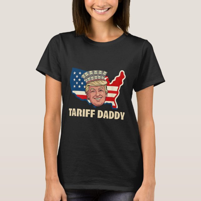 T-shirt Tarif Daddy Funny Trump (Devant)