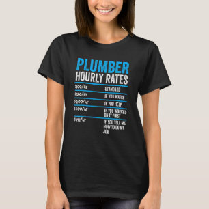 T-shirt Tarif Plomber Horaire Description Des Services Ave