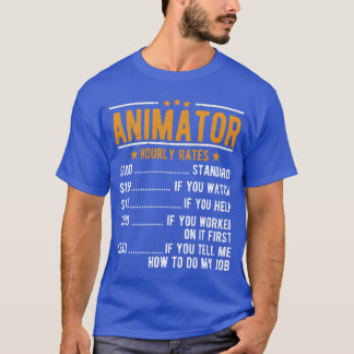 T-shirt Tarifs horaires d'animateur fille