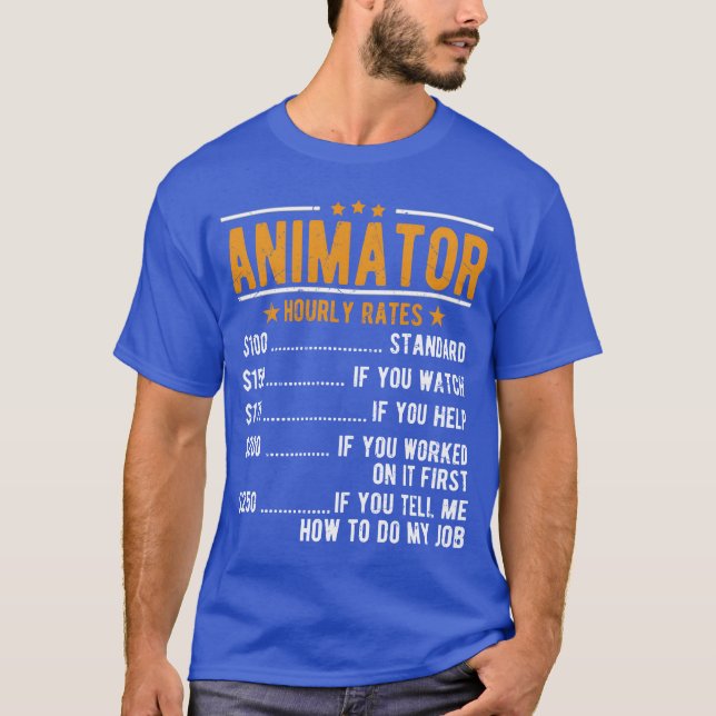 T-shirt Tarifs horaires d'animateur fille (Devant)