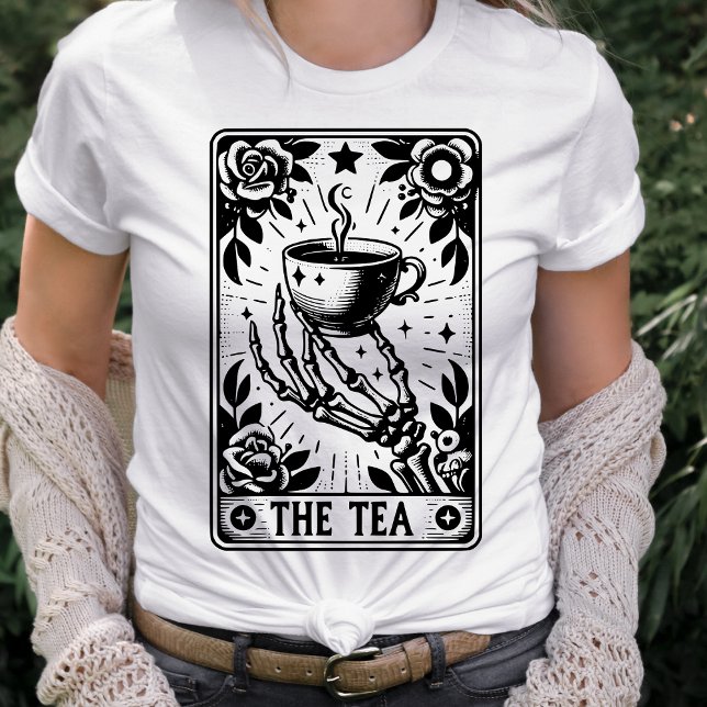T-shirt Tarot à boire du thé (Créateur téléchargé)