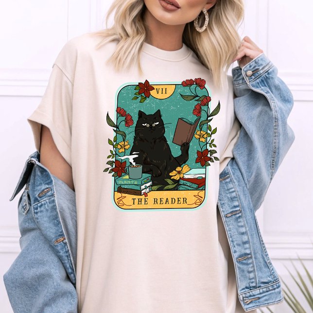 T-shirt Tarot Aesthétique Funny Chat The Reader Bolover (Créateur téléchargé)