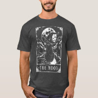 Tarot Card Crescent Moon And Black Cat Witch Hat H