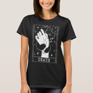 T-shirt Tarot Chat Noir Mort Halloween Sorcière Amateur de