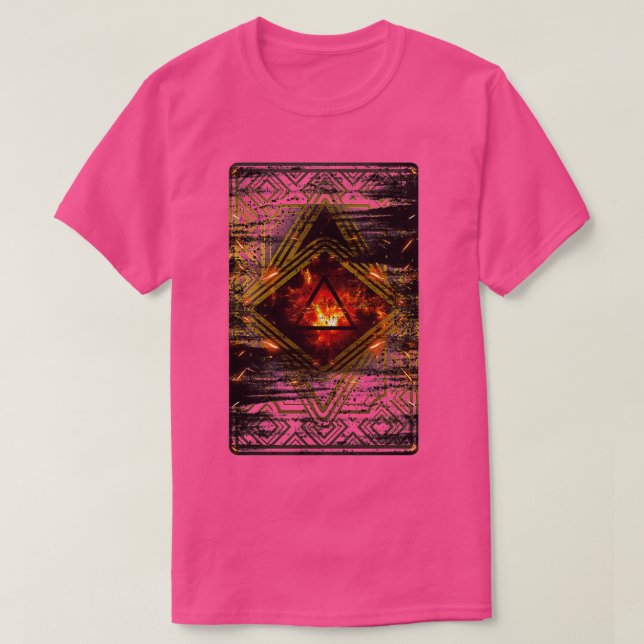 T-shirt Tarot de feu (Design devant)
