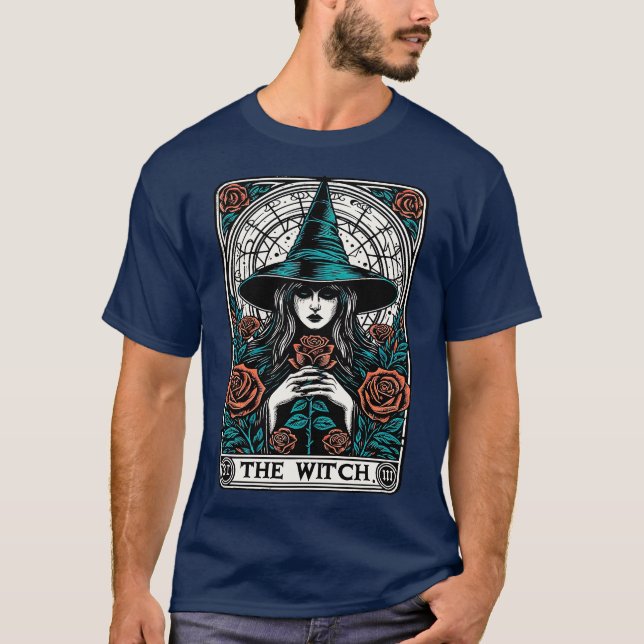 T-shirt Tarot de la sorcière (Devant)