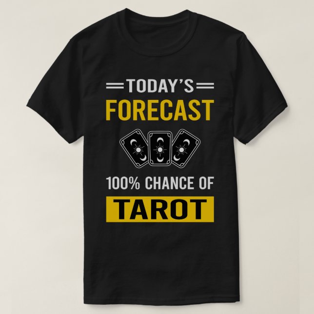 T-shirt Tarot de prévision d'aujourd'hui (Design devant)