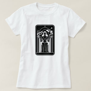 T-shirt Tarot Haute Prêtesse Femme Mauvaise Mauvaise Mauva