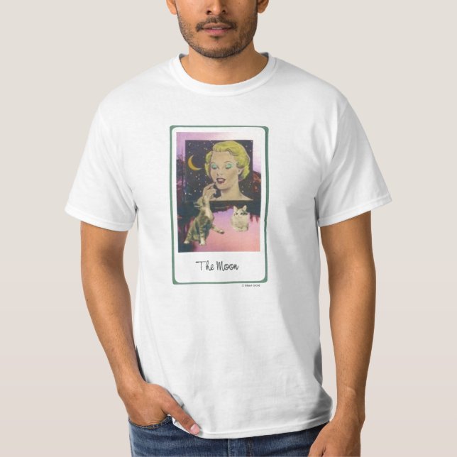 T-shirt Tarot T : La lune (Devant)
