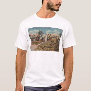 T-shirt Tarpon Springs, FL - scène d'échange d'éponge