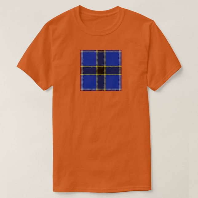 T-shirt Tartan de l'État de l'Oklahoma (Design devant)