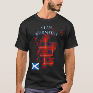 T-shirt Tartan du clan écossais Abernathy Écosse