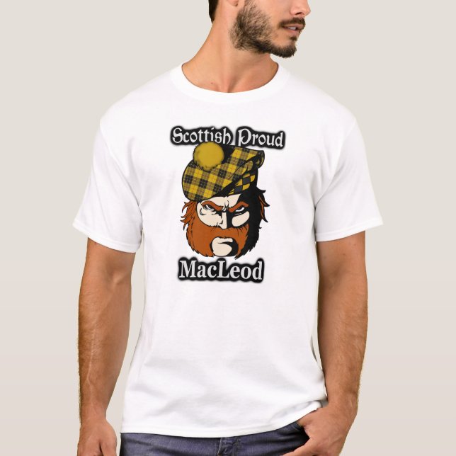 T-shirt Tartan fier écossais de MacLeod de clan (Devant)
