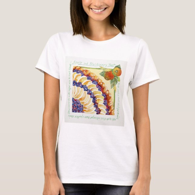 T-shirt Tarte 2014 de mûre d'Apple (Devant)
