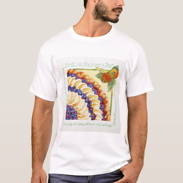 T-shirt Tarte 2014 de mûre d'Apple (Devant)
