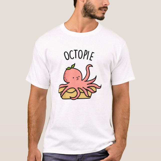 T-shirt Tarte à tarte Octo drôle Pie à tarte Octopus (Devant)