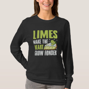 T-shirt Tarte au citron vert clé Limes Make the Heart Grow
