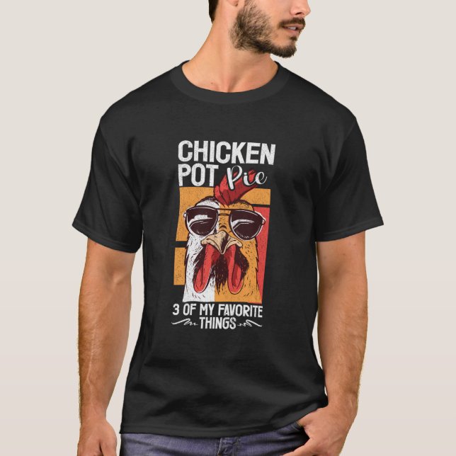 T-shirt Tarte au poulet (Devant)