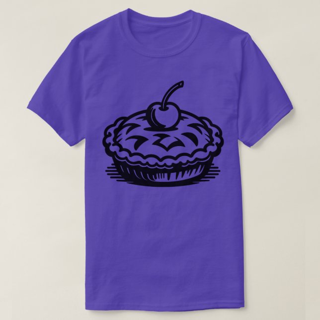 T-shirt Tarte aux cerises (Design devant)