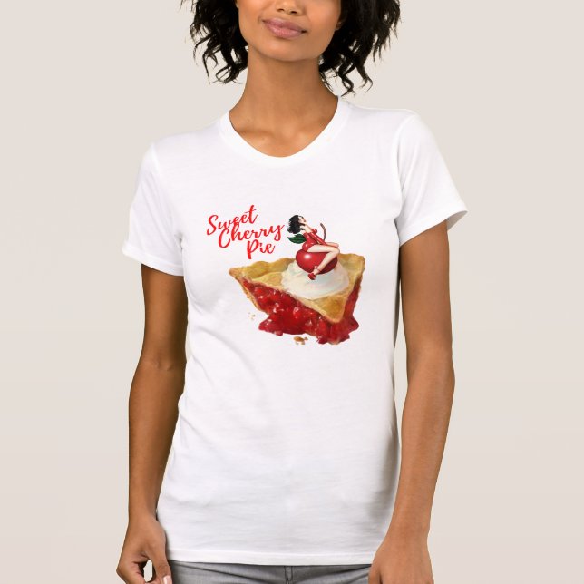 T-shirt Tarte aux cerises sucrées (Devant)