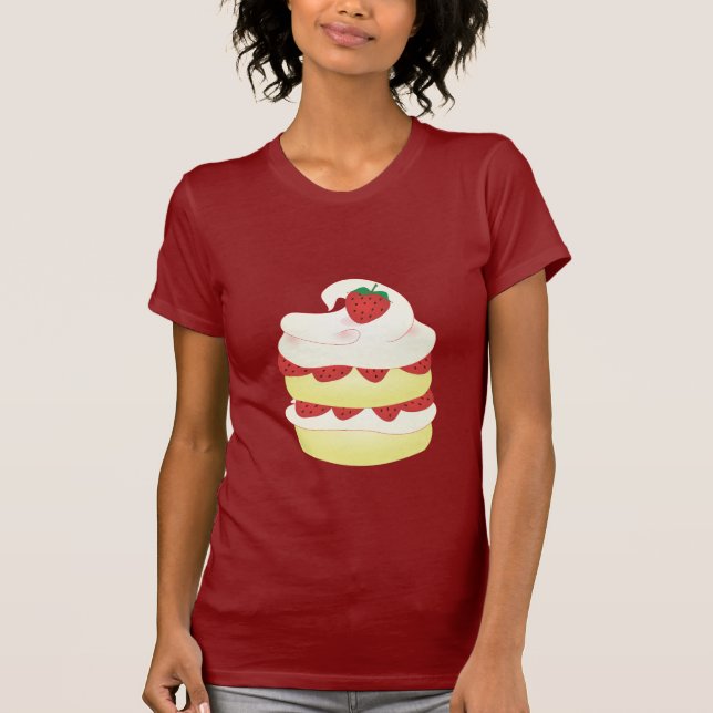 T-shirt Tarte aux fraises (Devant)