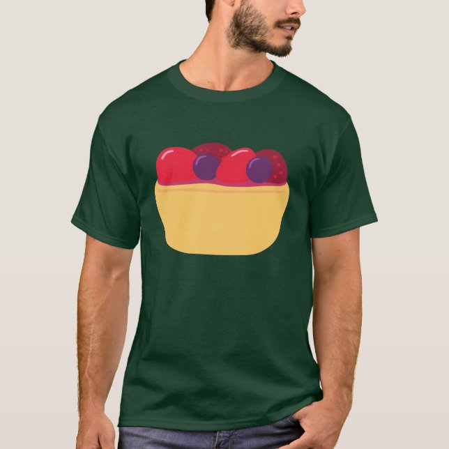 T-shirt Tarte aux fraises (Devant)