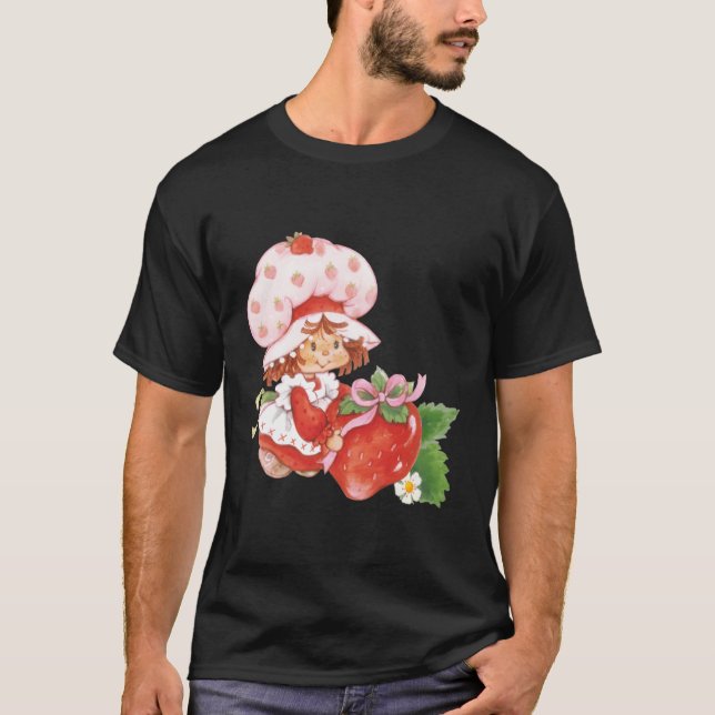 T-shirt Tarte aux fraises Sucrée Surprise Bow aux fraises (Devant)
