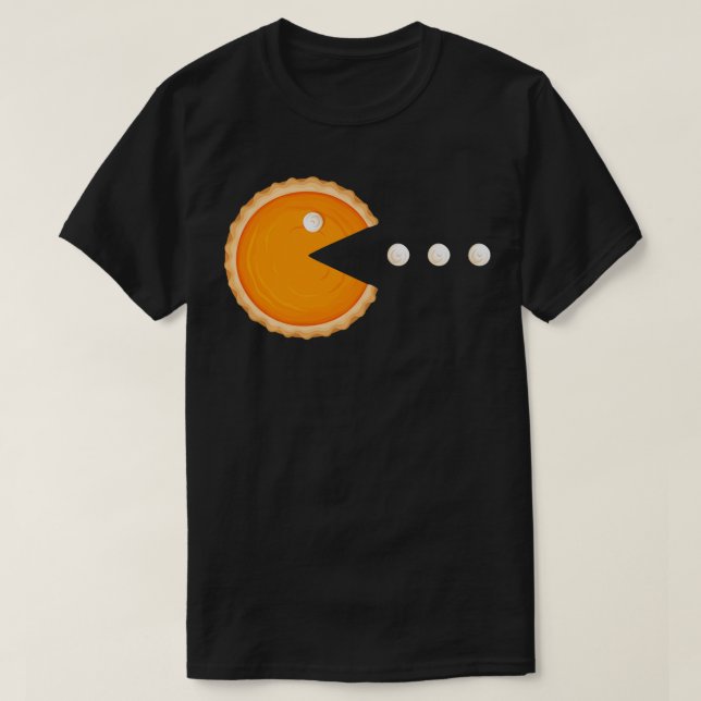 T-shirt Tarte Citrouille de la journée de Thanksgiving (Design devant)