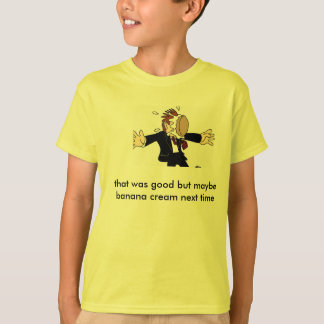 T-shirt tarte dans le visage