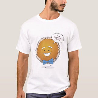 T-shirt Tarte de citrouille avec une cravate